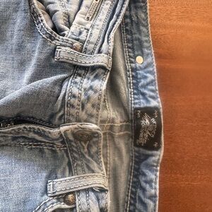 Express Light Blue Boot Cut Jeans